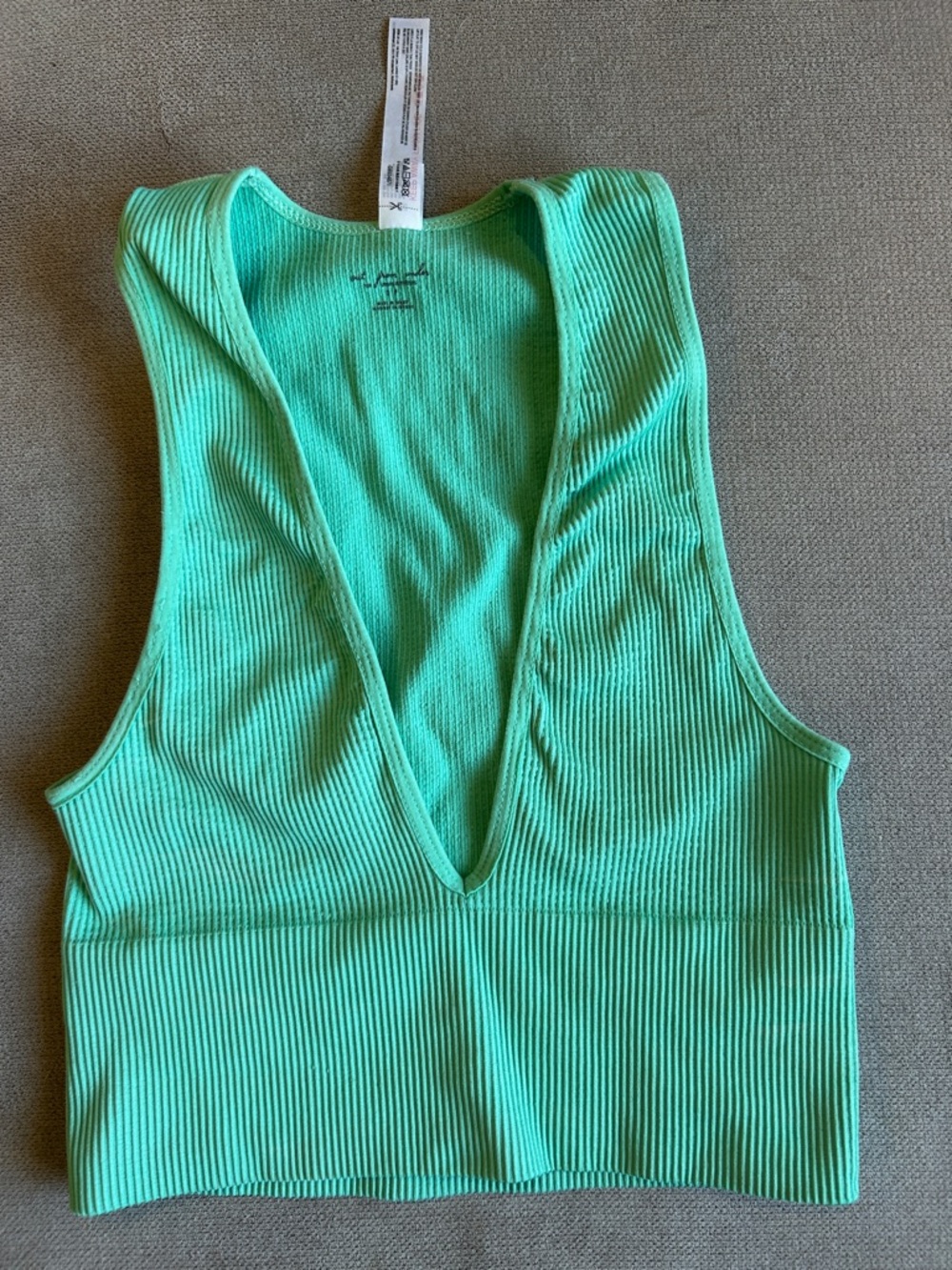 Out from under seamless plunge top